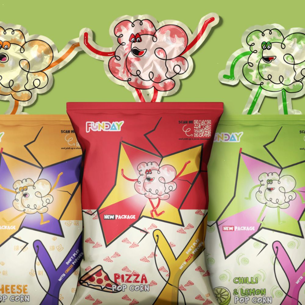 FUNDAY Popcorn – Interactive Packaging Redesign 1 Untitled design
