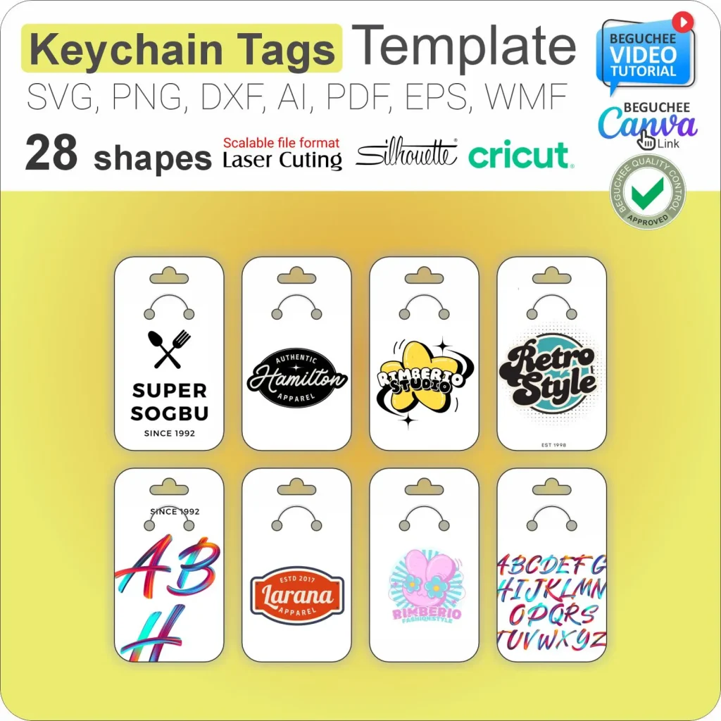 keychain display card
